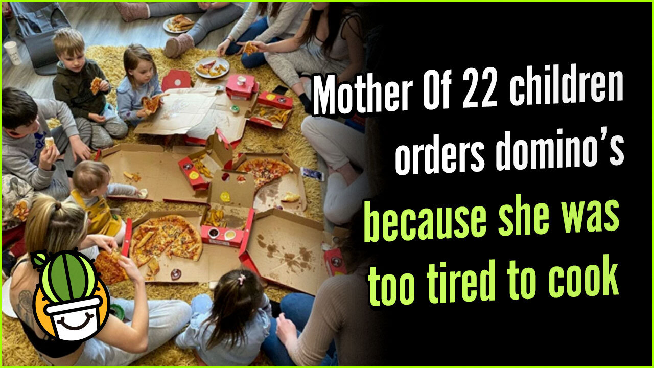 Mother Of 22 Children Order Domino's Because She Was Tired To Cook