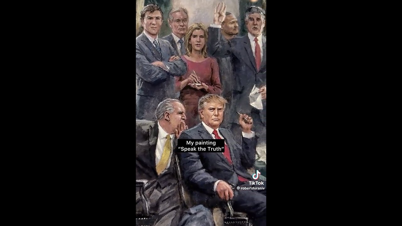 POWERFUL PAINTING SPEAKS TRUTH❤️🇺🇸🪽🏅ON AMERICA PATRIOTISM🤍🇺🇸💙🪽💫