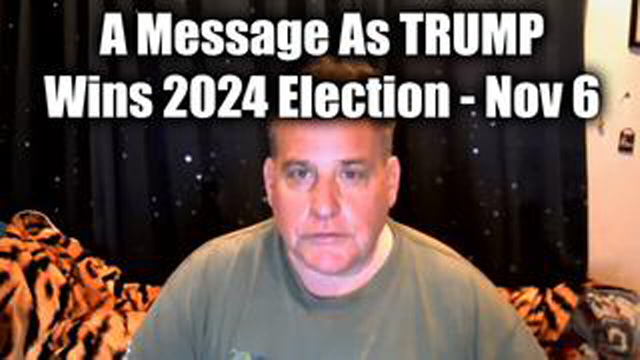 BENJAMIN FULFORD UPDATE NOV 6 - A MESSAGE AS TRUMP WINS 2024 ELECTION