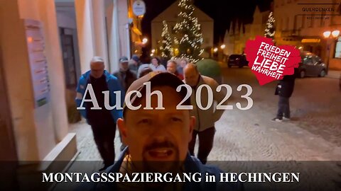 Montagsspaziergang im hohenzollerischen Hechingen: Veränderung fängt immer bei einem selbst an!