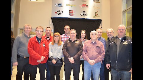 La nouvelle murale est prête à l’entrée du Centre sportif Lacroix-Dutil