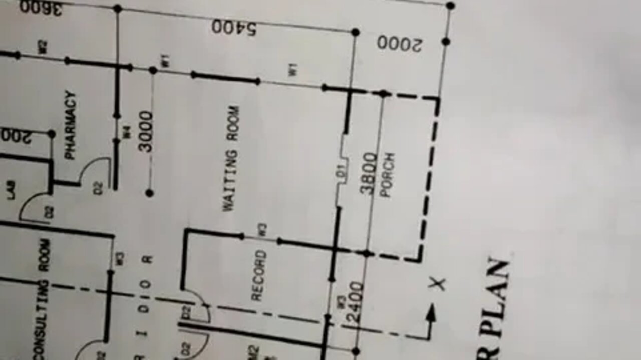 NECO 2022 Building Drawing: Sectional View X - X