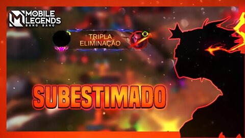 NINGUÉM BOTA FÉ NESSE HERÓI MAS ELE É MUITO FORTE | Mobile Legends