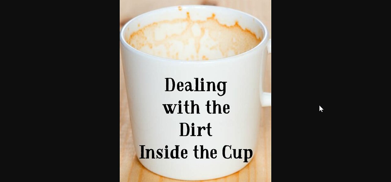 Clean the inside of your cup