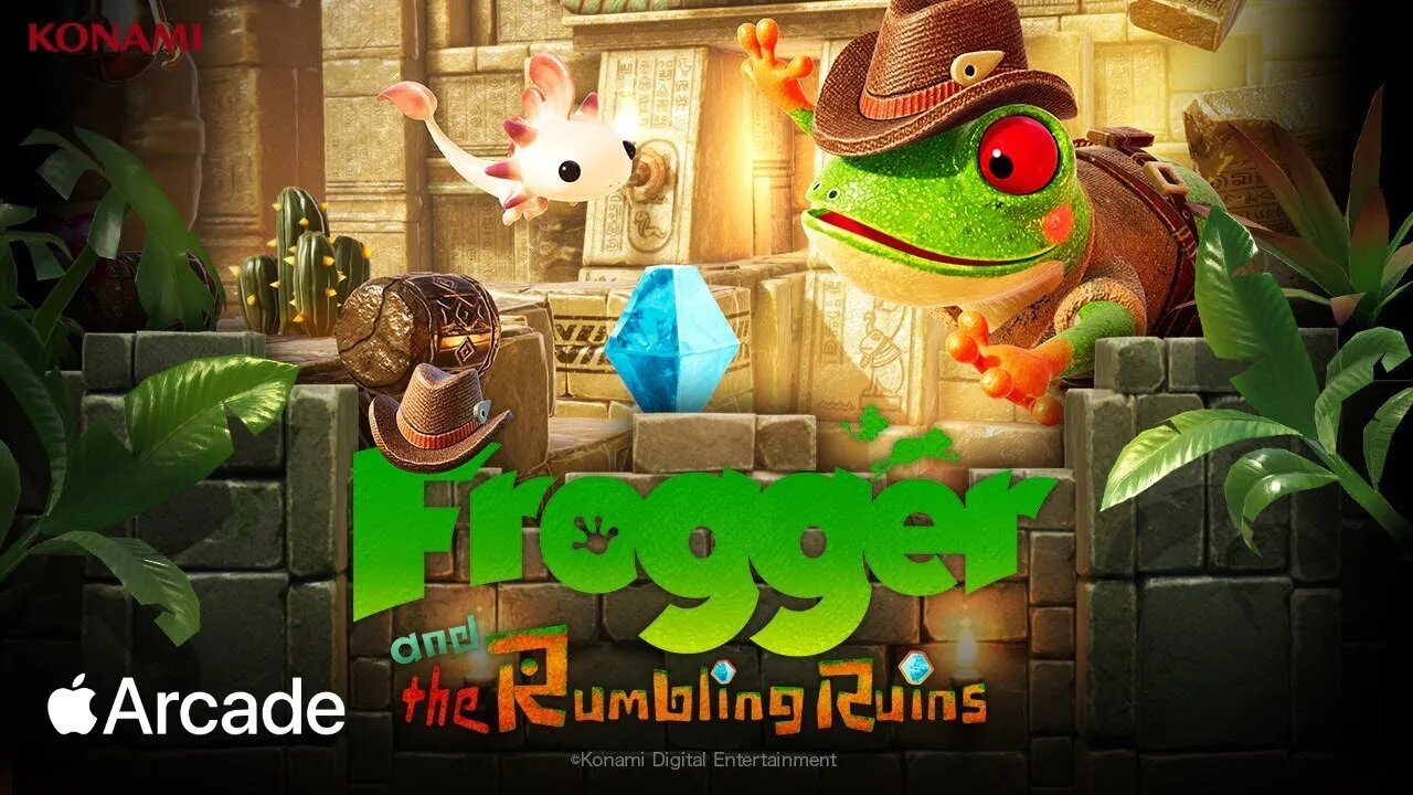 Frogger and the Rumbling Ruins | Apple Arcade