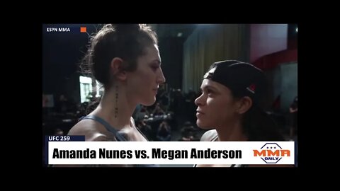 Amanda Nunes vs Megan Anderson for the Featherweight Title: UFC 259 Final Face-off