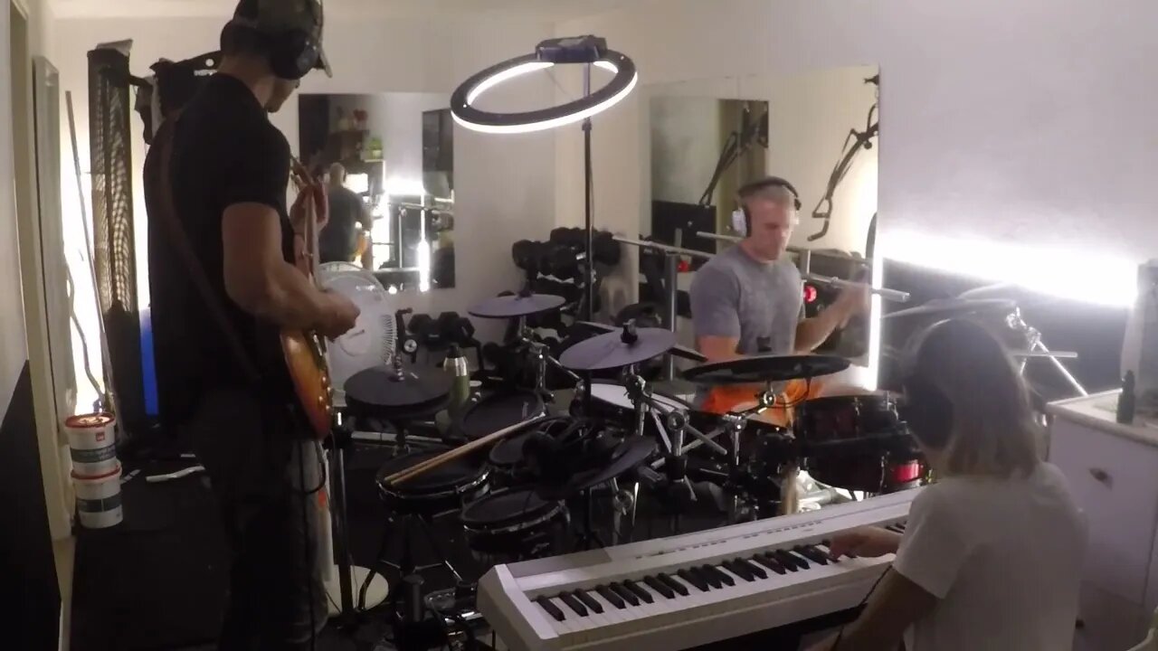 6/2/22 SICK Space Piano Core heavy n' delicate 12/8 time signature drums guitar piano improv 2