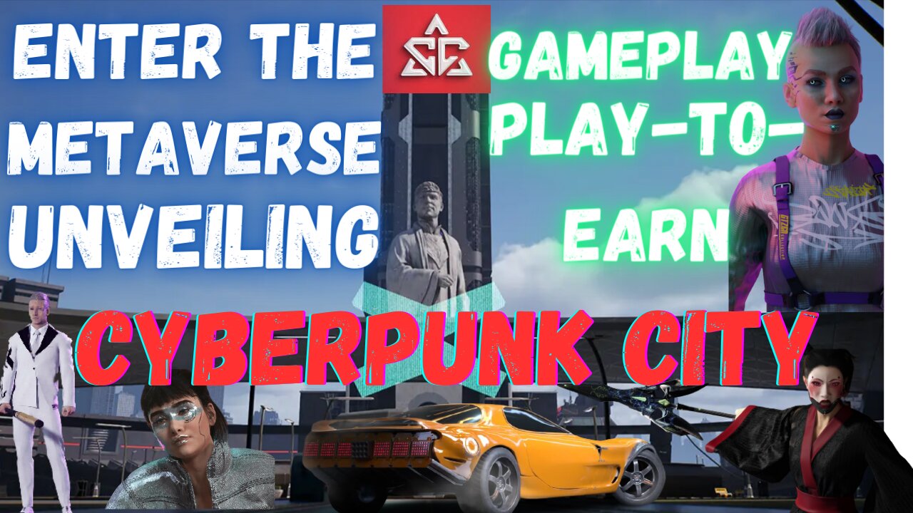 🚀🏎Exploring the Futuristic Wonders of Cyberpunk City METAVERSE | First Time #Gameplay 🎮