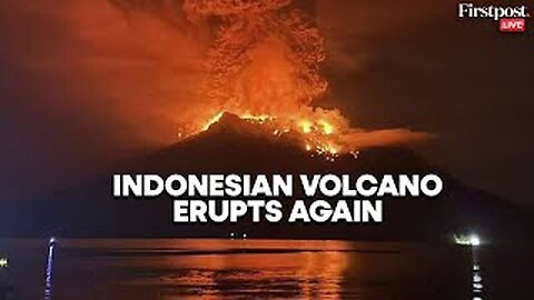 LIVE: Thousands Evacuated as Indonesian Volcano Erupts, Sending Massive Ash Plume Into the Sky