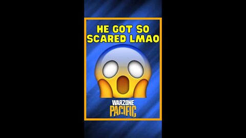 He Got So Scared Lmao 😂 | Warzone Shorts #shorts