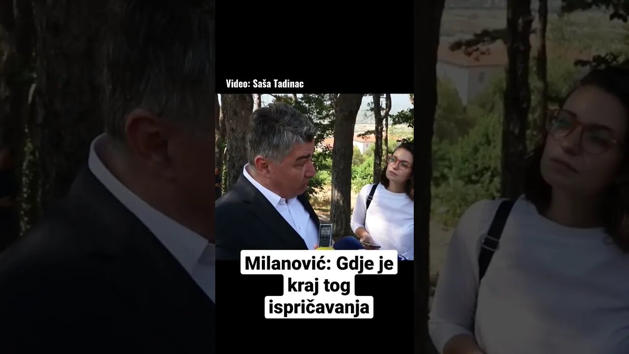 Predsjednik Milanović: Gdje je kraj tog ispričavanja