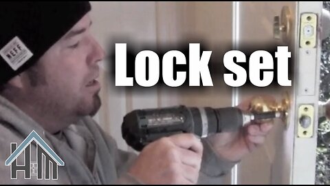 How to replace install deadbolt and knob. Easy! Home Mender.