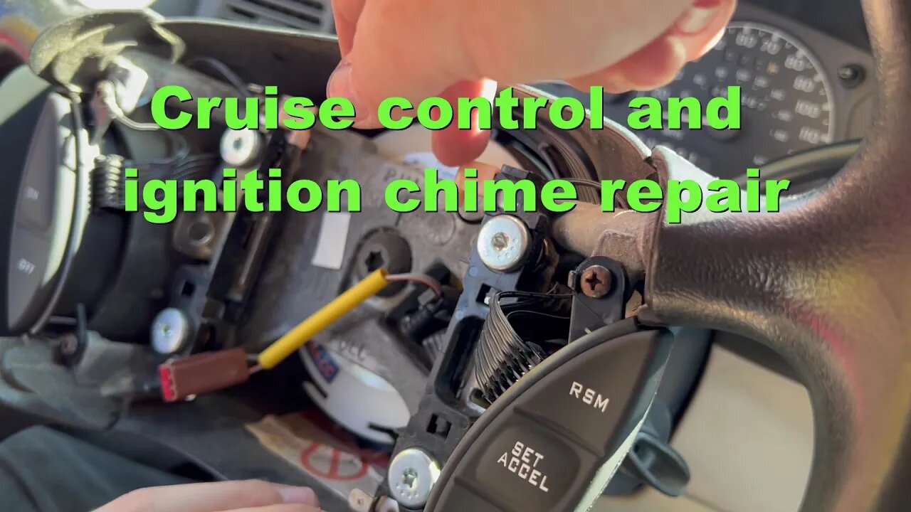 1999 Mazda B2500-Asian Ranger-Ignition chime and cruise control repair