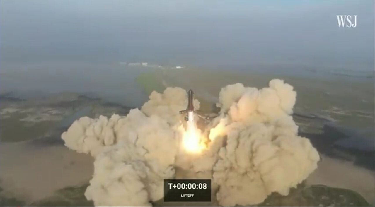 Starship explosion video watch Elon musk rocket explod after launch