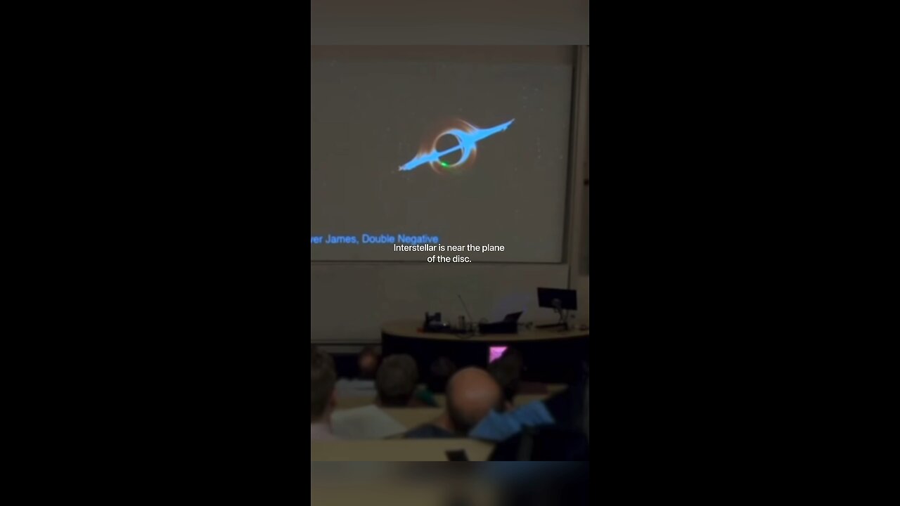 Black hole from movie interstellar