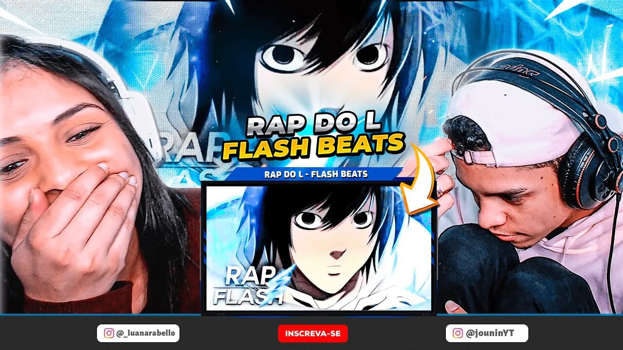 Rap do L (Death Note) // Gênio Abstrato // Flash Beats (Prod. WB Beats) | [React RapNerd] 🔥