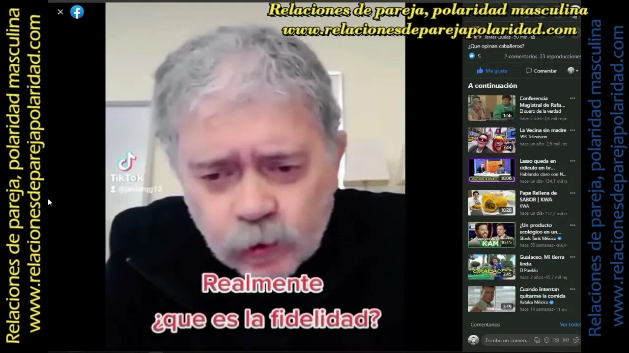 La infidelidad es una decisión pero no es lo mismo la infidelidad de hombre con el de una mujer