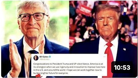 WAKE UP!!! Bill Gates wants to work with Donald Trump to build a "brighter future"