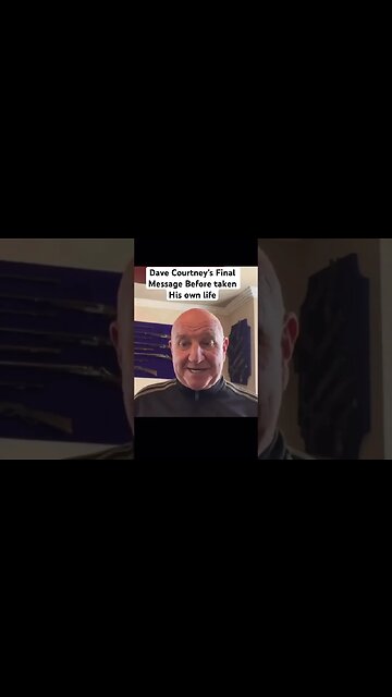 Dave Courtney’s Final Message before taken his own life - RIP Dave ❤️