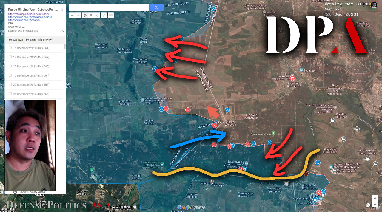 Major push at Kreminna Front; Chemical warfare allegedly used at Robotyne; Ukraine concedes Marinka