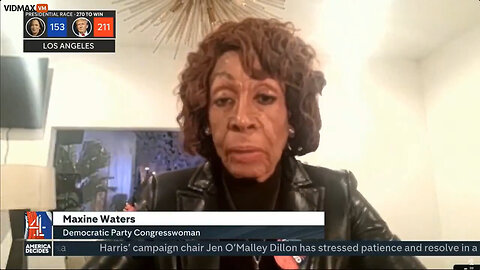 Maxine Waters: The Reason Trump Won Is Whites Are Racist (Yet Huge Number Of Minorities Voted Trump)