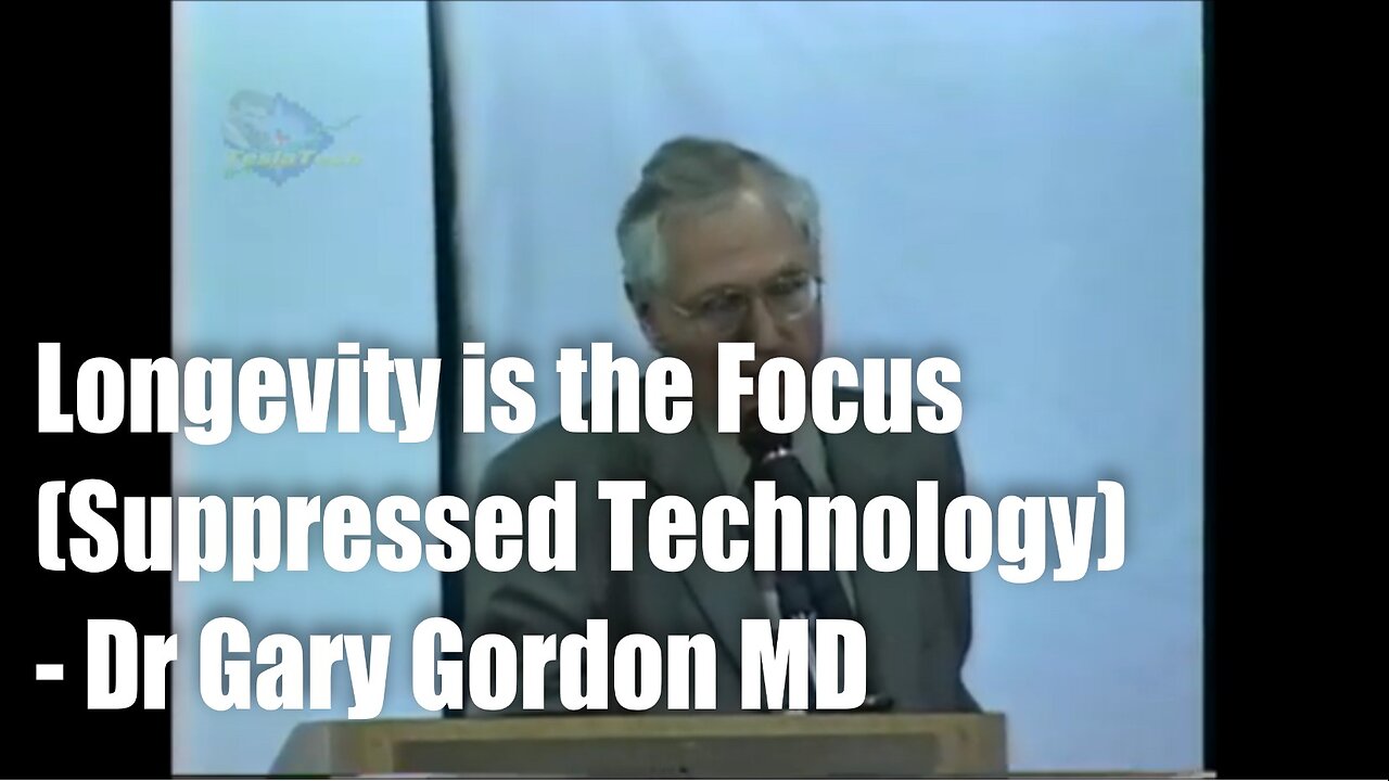 Longevity is the Focus – Dr. Gary Gordon MD