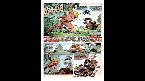 Rahan. Episode 127. By Roger Lecureux. The Third Flame! A Puke (TM) Comic.