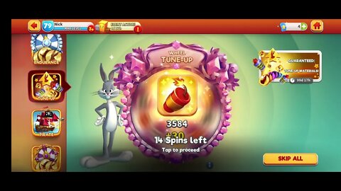 30 x Tune Up Wheel Spins - Looney Tunes World of Mayhem