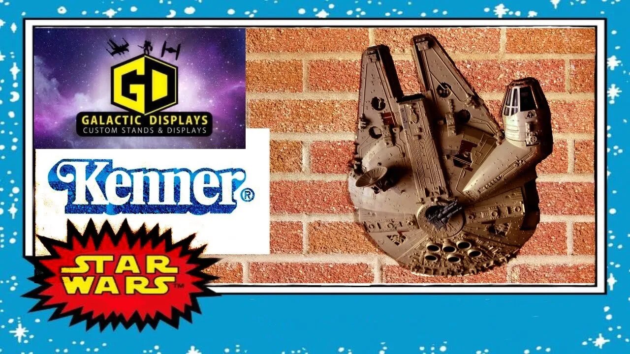 VINTAGE STAR WARS ON THE WALL #kenner #millenniumfalcon