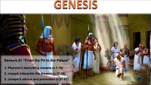 Genesis 41 "From the Pit to the Palace" - Calvary Chapel Fergus Falls