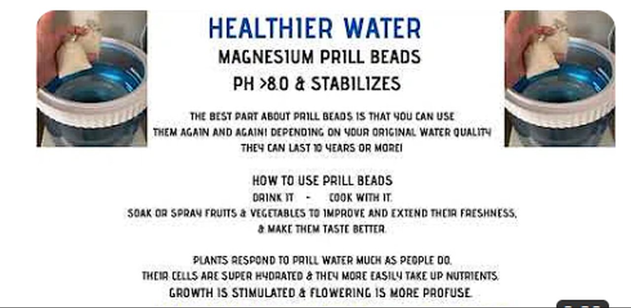 Jim Carter Prill Beads Magnesium Oxide Developed purpose purifying nuclear waste water and neutralize chemicals in water