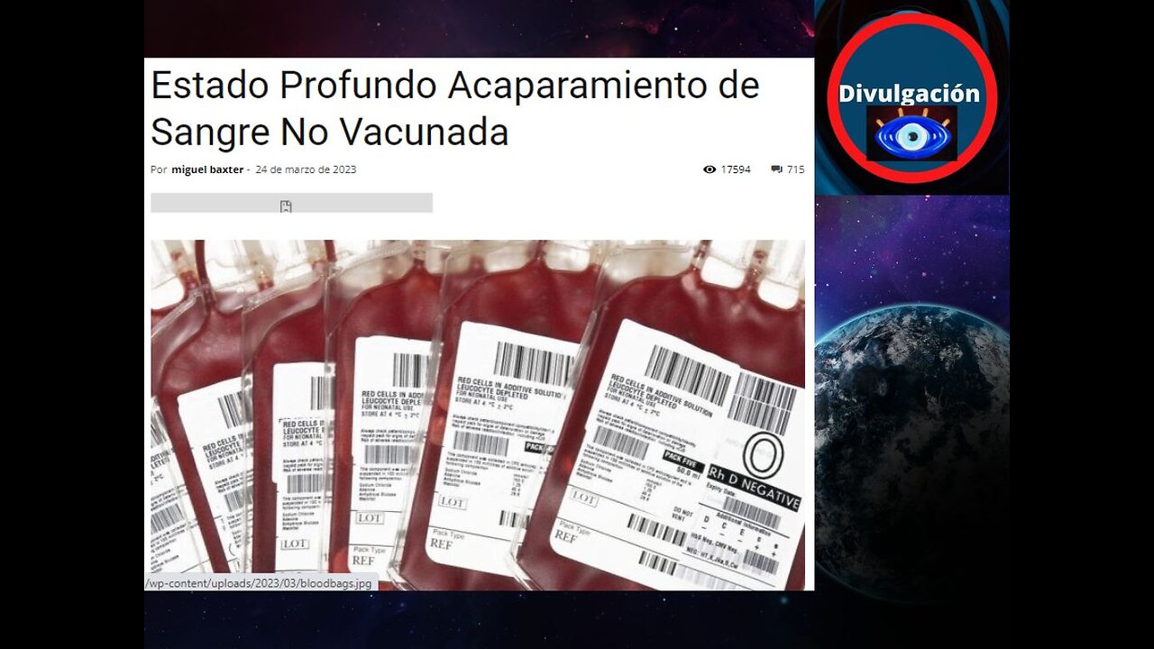 Estado Profundo Acaparamiento de Sangre No Vacunada