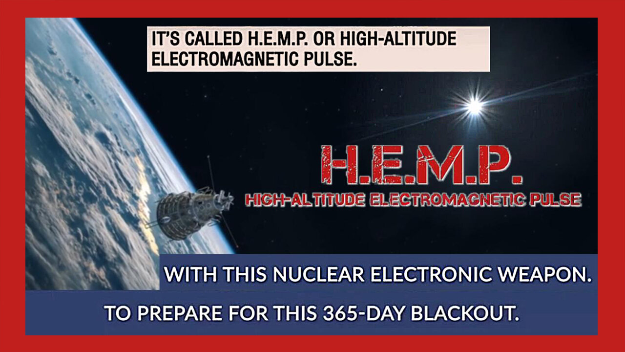 High-Altitude Electromagnetic Pulse ? C'est l'Arme Nucléaire Electronique idéale pour nous "plonger" dans le chaos (Hd 720)