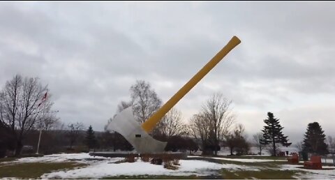 The World's Largest Axe - Nackawic New Brunswick