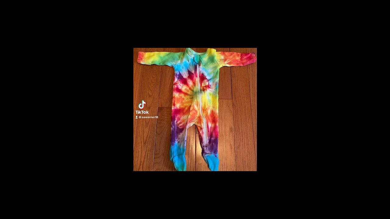 Baby footie tie dyes