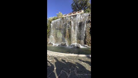 Nice city’s waterfall , France