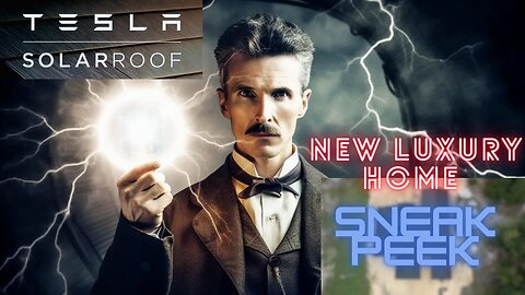 LUXURY HOME TESLA ROOF | Sneak Peek👀🏠⚡️