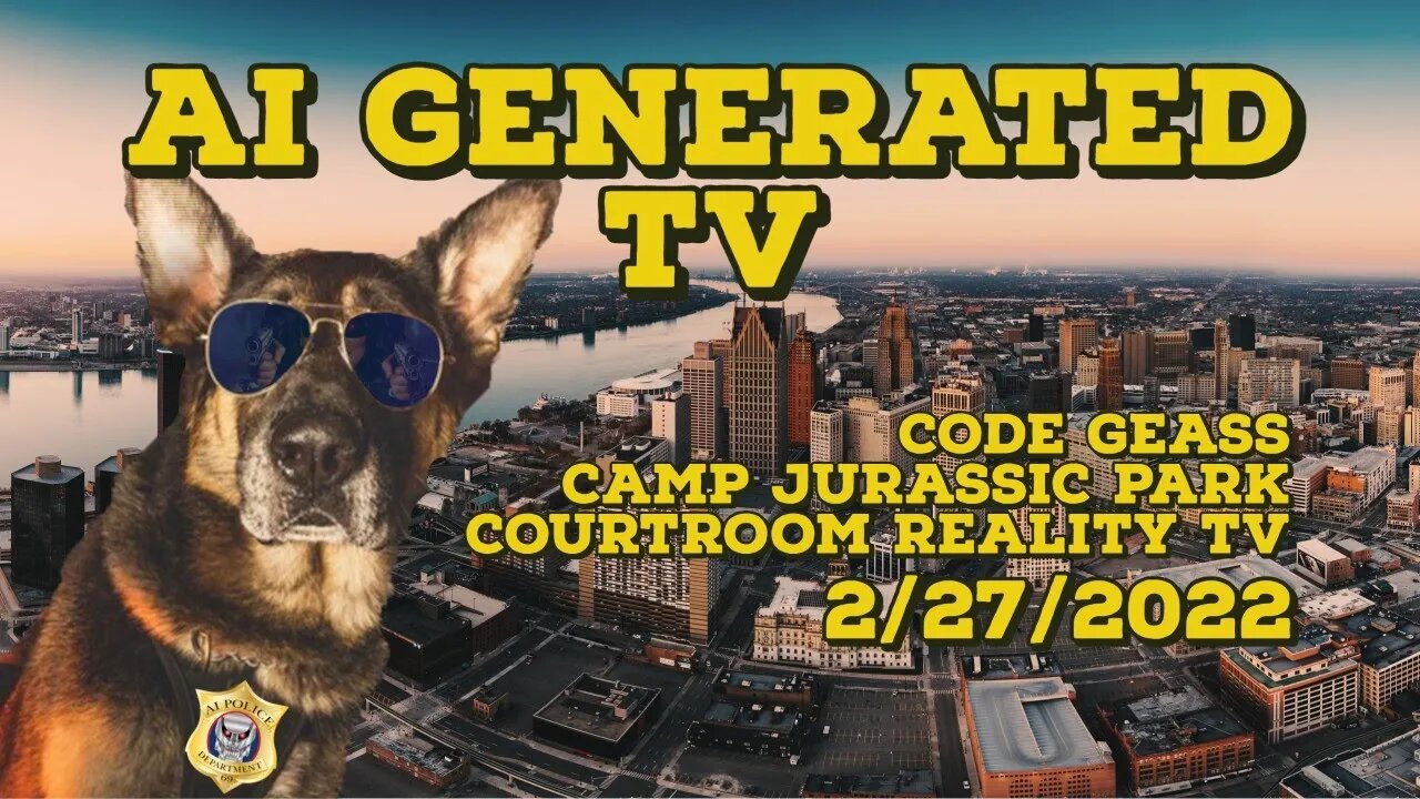 AI Generated Code Geass, Camp Jurassic Park, Courtroom Reality TV | AIGTV #14