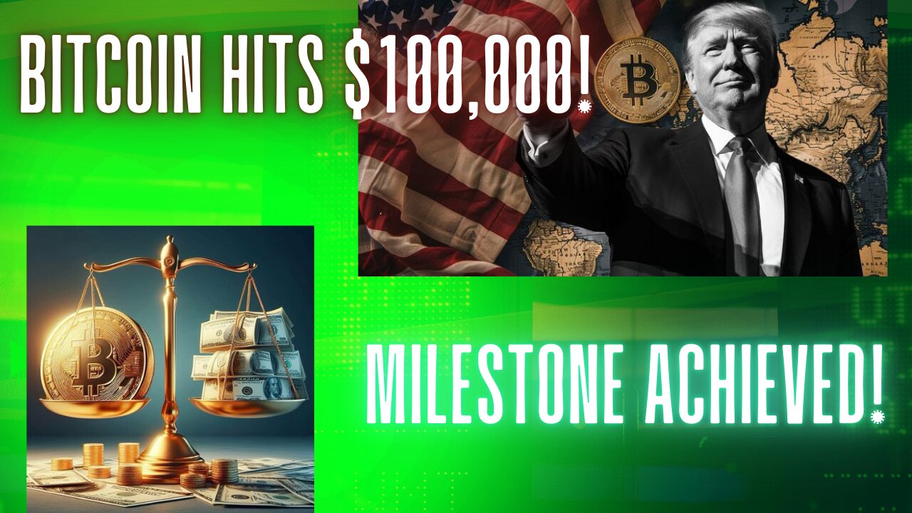 Bitcoin Hits $100,000: | A Milestone for Cryptocurrency! | The World in Focus