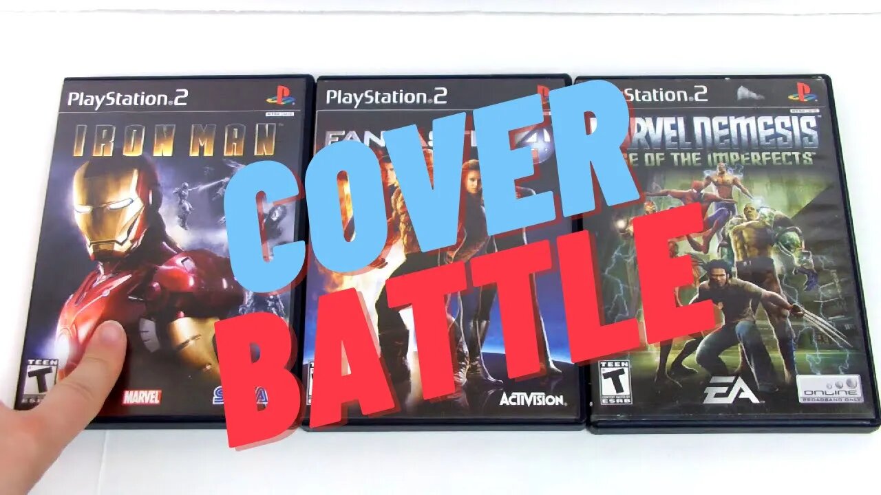 Marvel Comics PlayStation 2 Game Covers- Cover Battle