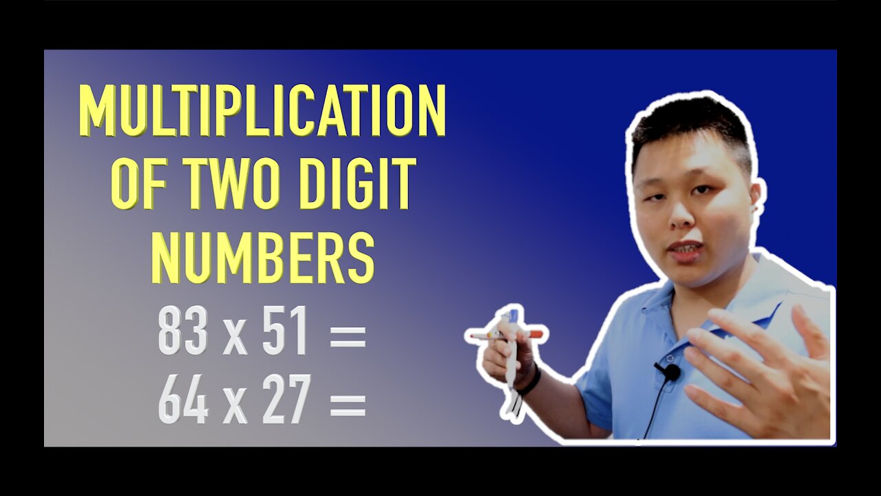 Multiplication of Two Digit Numbers (HOW TO) - Conceptually vs Procedurally | CAVEMAN CHANG