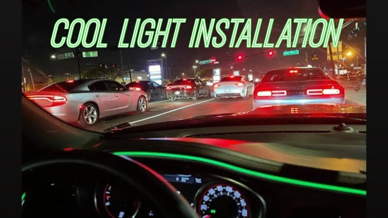 Very Cool Lighting Mod Dodge Challenger, Or Any Car (track lighting)