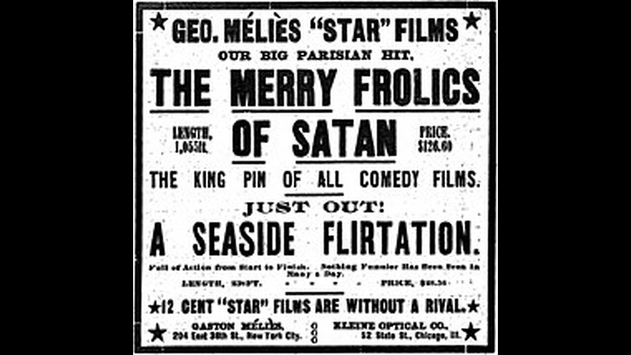 The Merry Frolics Of Satan (1906 Film) -- Directed By Georges Méliès -- Full Movie