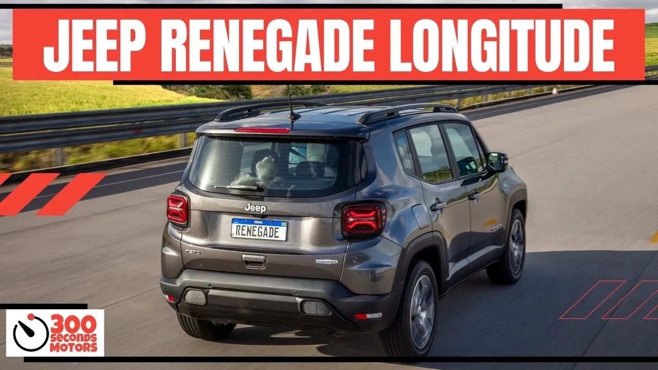 JEEP RENEGADE 2022 LONGITUDE 1.3 turbo engine 183 hp a Small SUV with big personality & capability