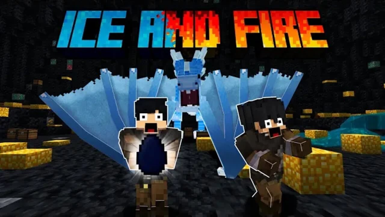 MAIOR DRAGÃO DO MINE - Minecraft Ice And Fire Ep: 13