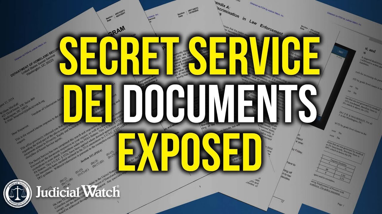 INSANE Secret Service DEI Documents EXPOSED!