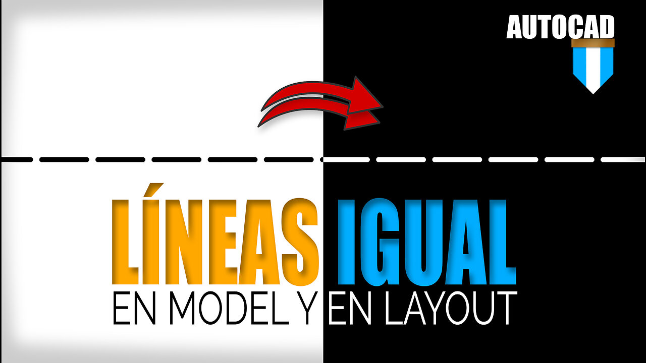 Líneas igual en Model que en Layout en AutoCAD