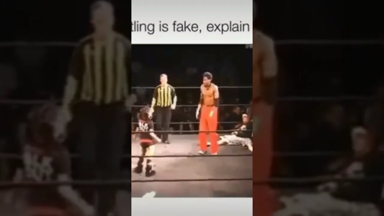 Wrestling is real, this video proves it