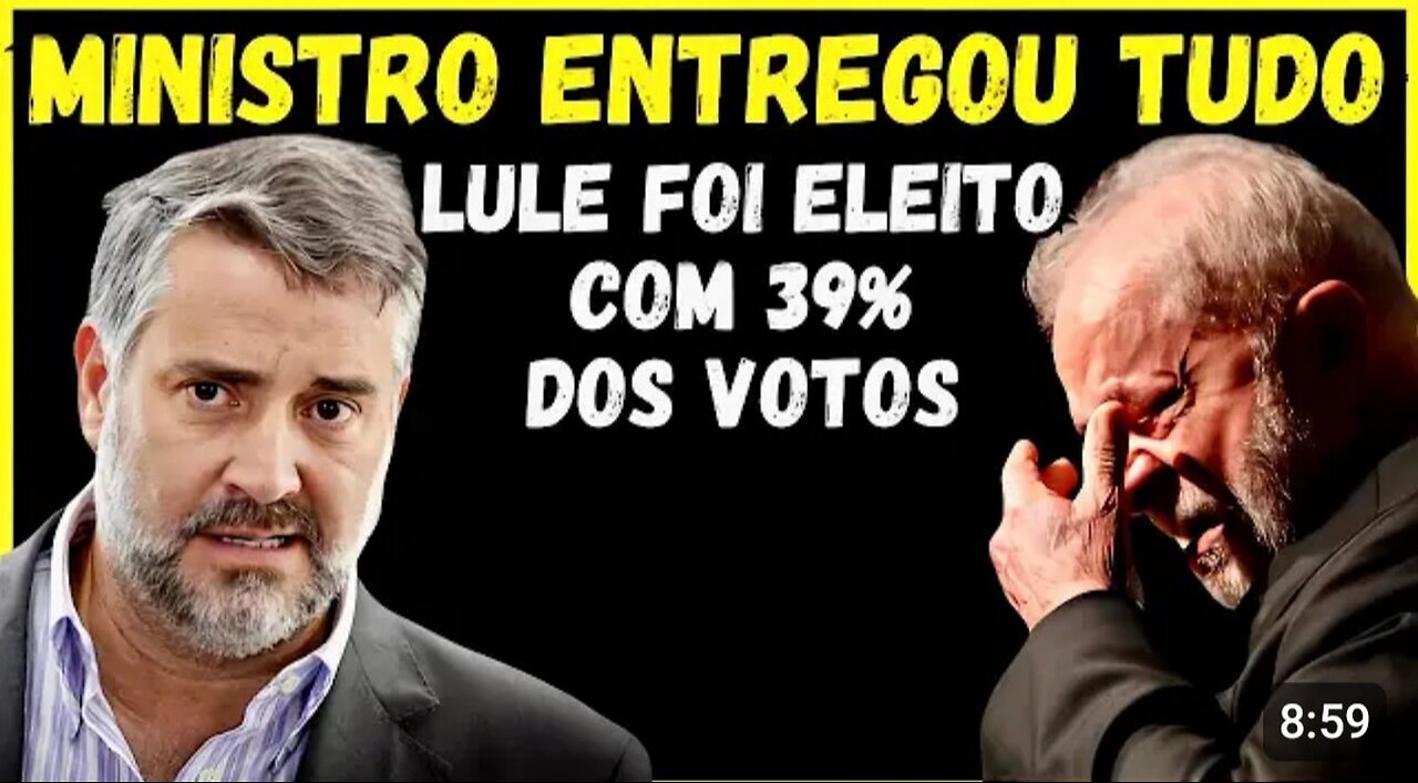 In Brazil, former prisoner Lula was elected with 39% of the votes? Minister Pimenta delivered everything.