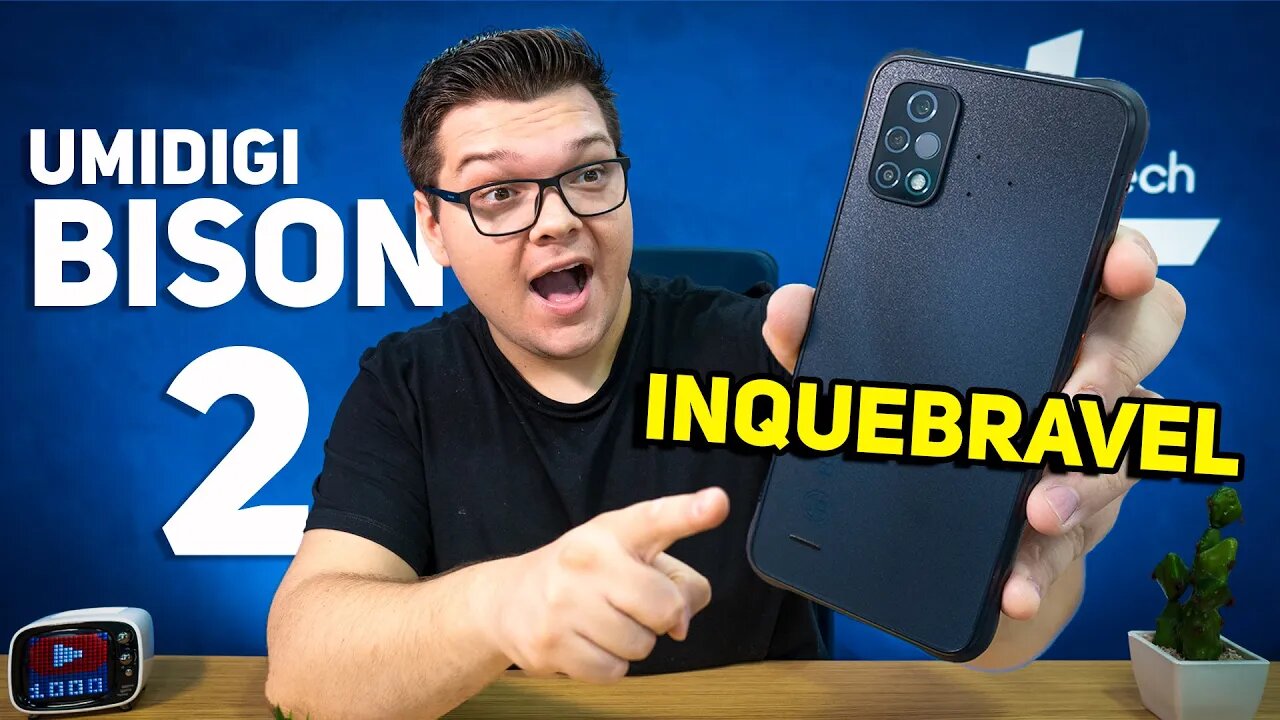 INCRIVELMENTE RESISTENTE! COM IP68, IP69K | UMIDIGI BISON 2! Unboxing